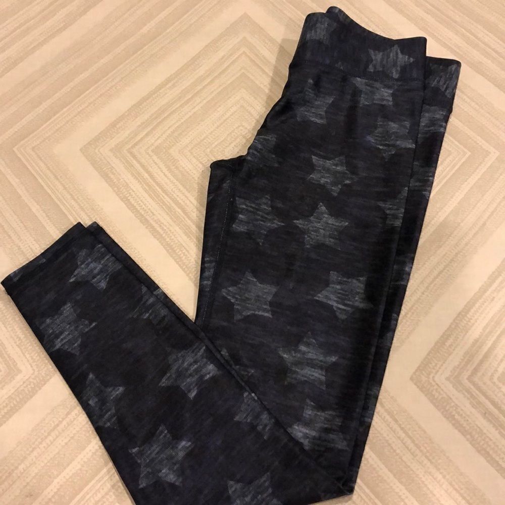 Terez Navy Blue with Stars Full Length Leggings